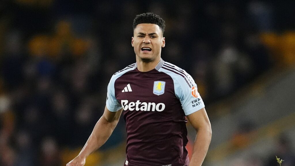 WATKINS scores as aston villa qualify for champions league football