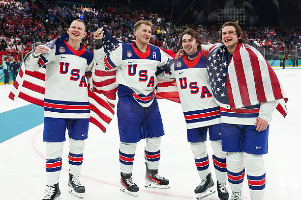 USA men's hockey players