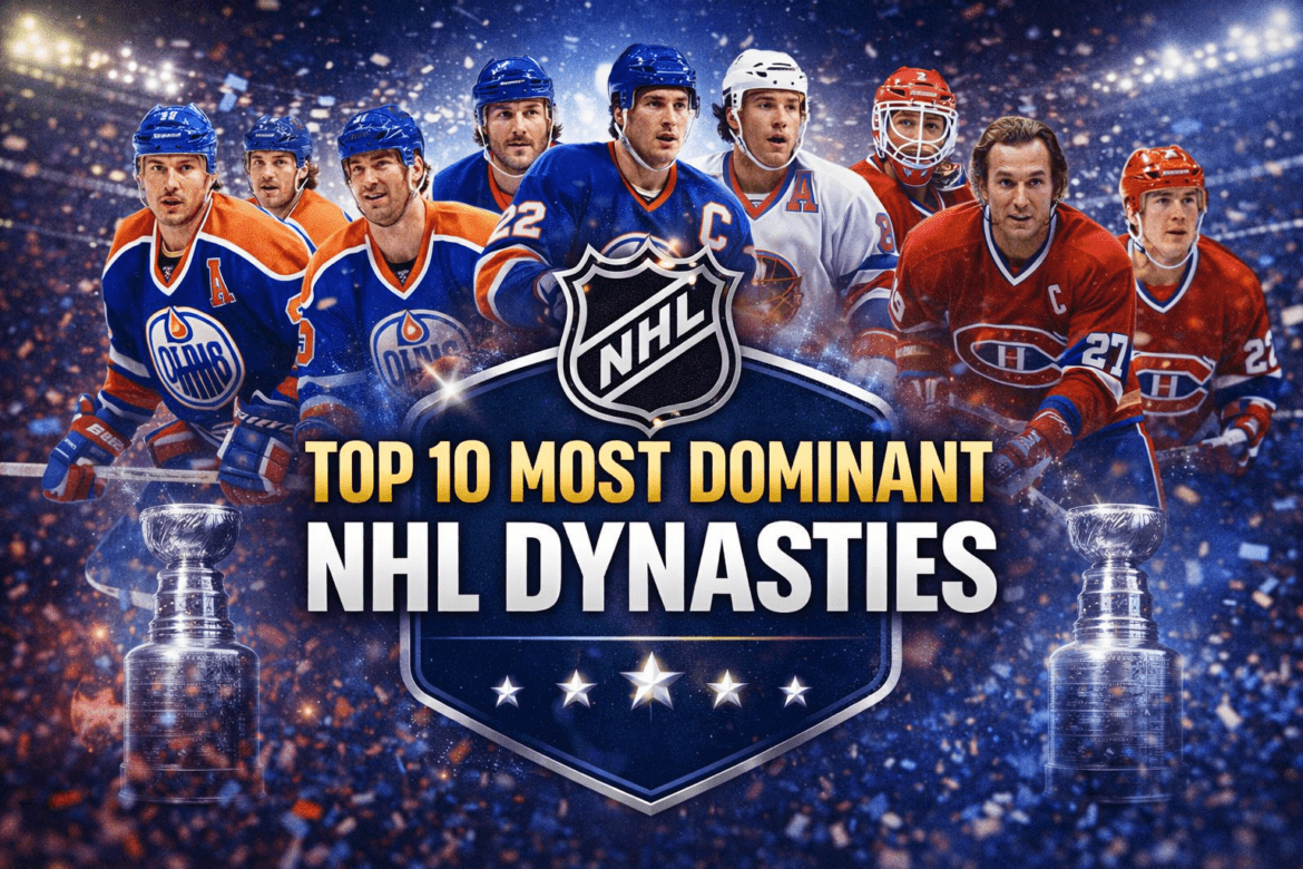 top 10 most dominant nhl dynasties in history