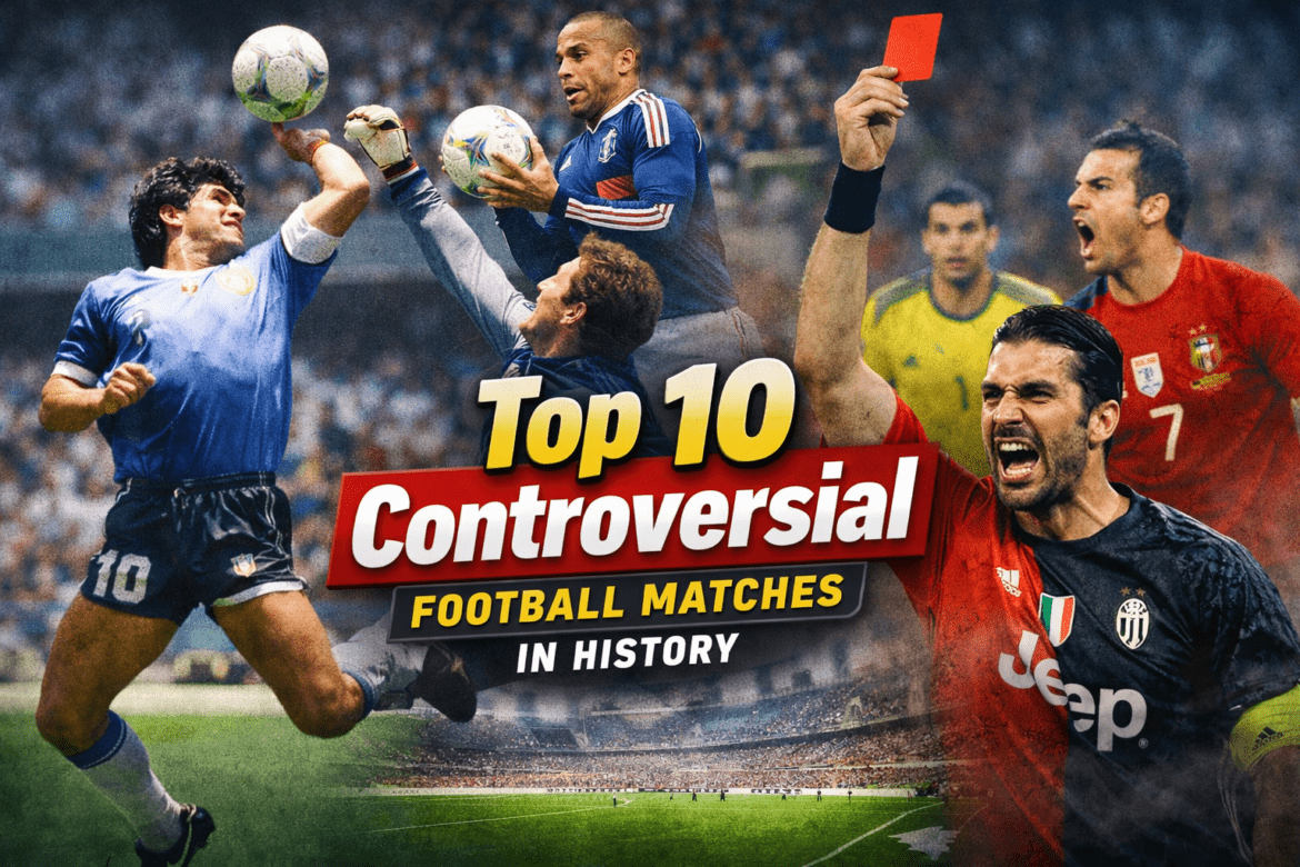 top 10 most controversial football matches in history