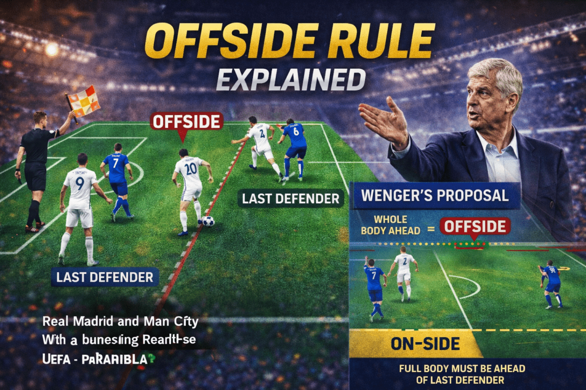 Offside rule in football