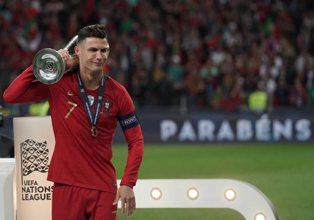 Ronaldo lift the Euros