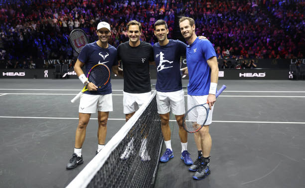 Novak Djokovic, Roger Federer, and Rafael Nadal