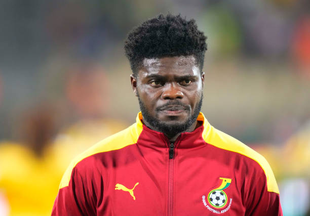 Partey playing for Ghana