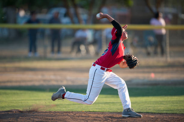 Teen baseball player