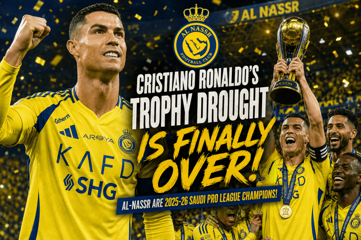 Cristiano Ronaldo and Al Nassr are Saudi pro League champions