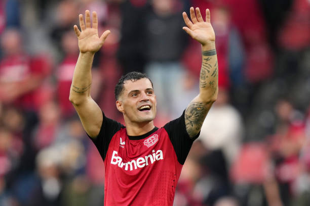 Xhaka at Leverkusen