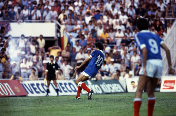 Michael Platini goal vs West Germany