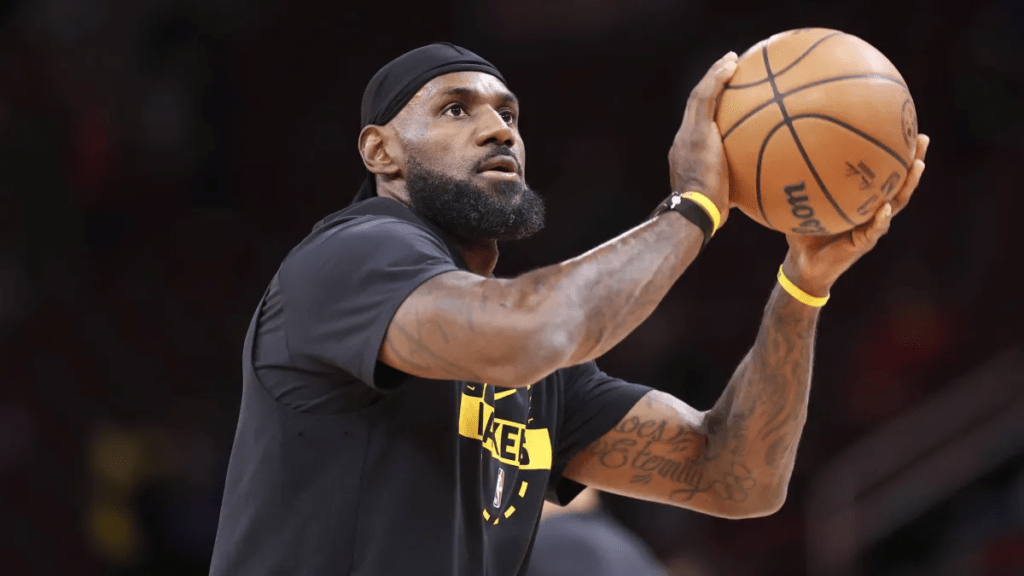 LeBron James' jersey number