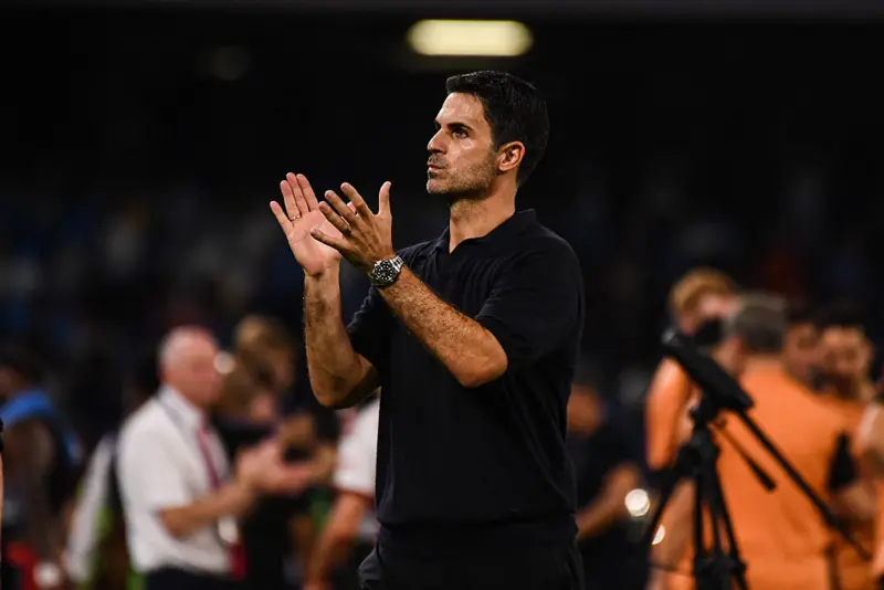 Napoli vs Arsenal; Arteta